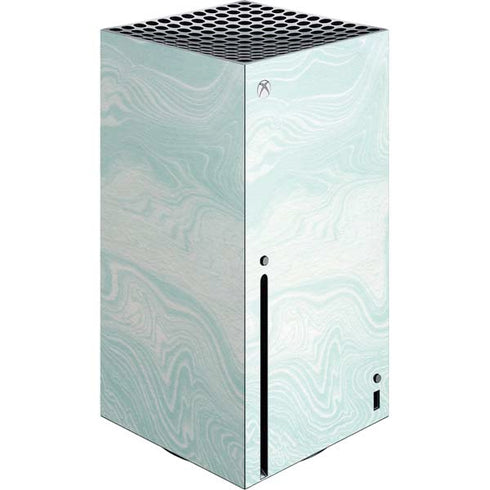Marbleized Mint Xbox Series X Console Skin