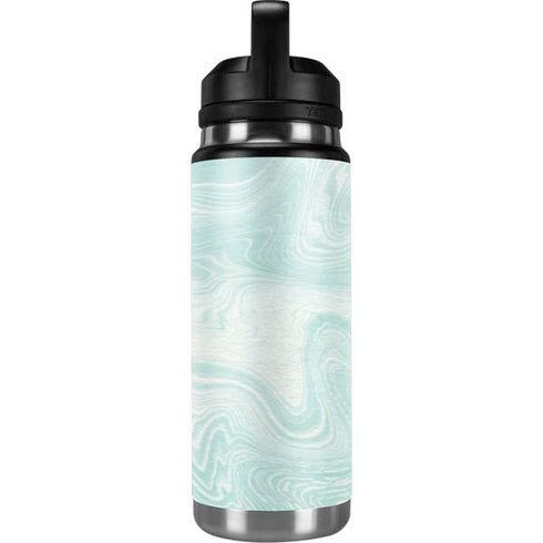Marbleized Mint YETI Rambler 26oz Bottle Skin