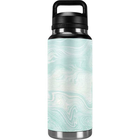 Marbleized Mint YETI Rambler 36oz Bottle Skin