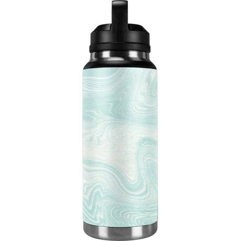 Marbleized Mint YETI Rambler 36oz Bottle Skin