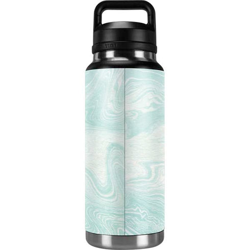 Marbleized Mint YETI Rambler 36oz Bottle Skin