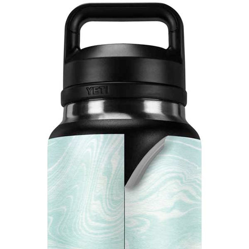 Marbleized Mint YETI Rambler 36oz Bottle Skin