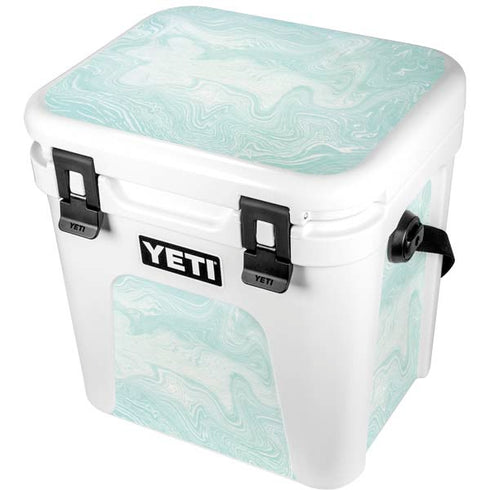 Marbleized Mint YETI Roadie 24 Hard Cooler Skin
