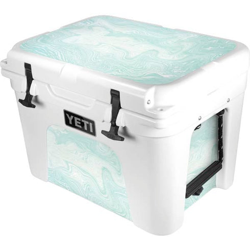 Marbleized Mint YETI Tundra 35 Hard Cooler Skin