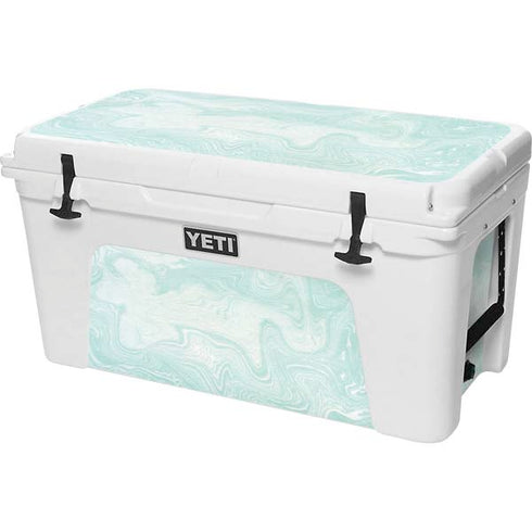 Marbleized Mint YETI Tundra 75 Hard Cooler Skin