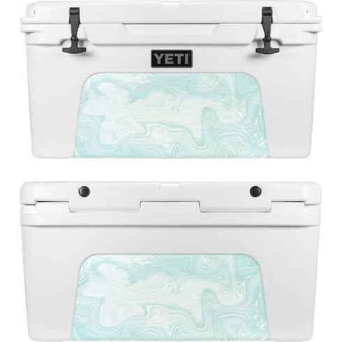Marbleized Mint YETI Tundra 75 Hard Cooler Skin