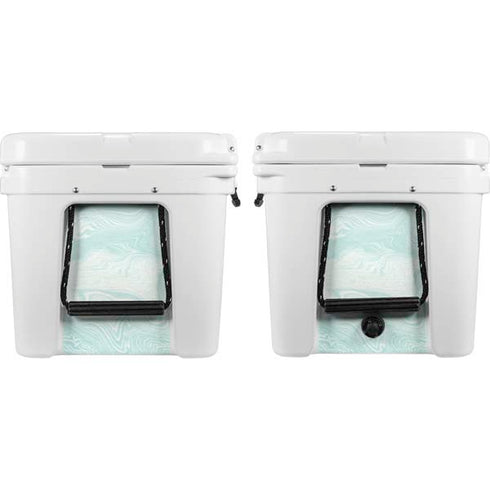 Marbleized Mint YETI Tundra 75 Hard Cooler Skin