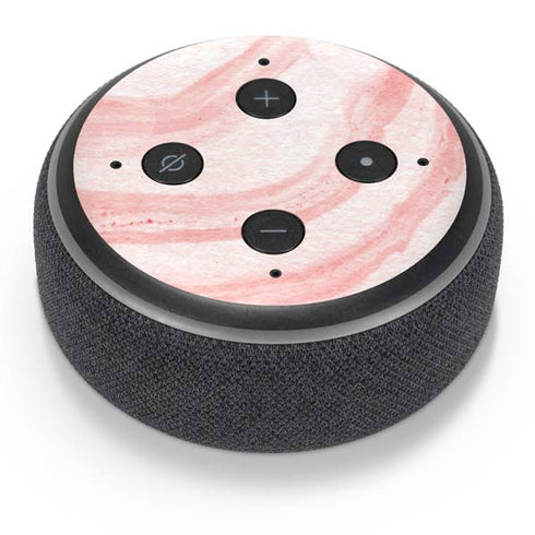 Marbleized Pink Amazon Echo Dot Skin