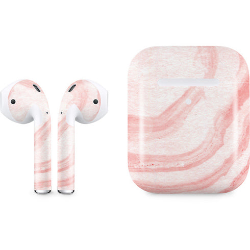 Marbleized Pink Apple AirPods 2 Skin