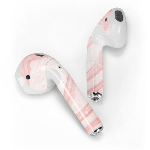 Marbleized Pink Apple AirPods 2 Skin