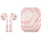 Marbleized Pink Apple AirPods Skin