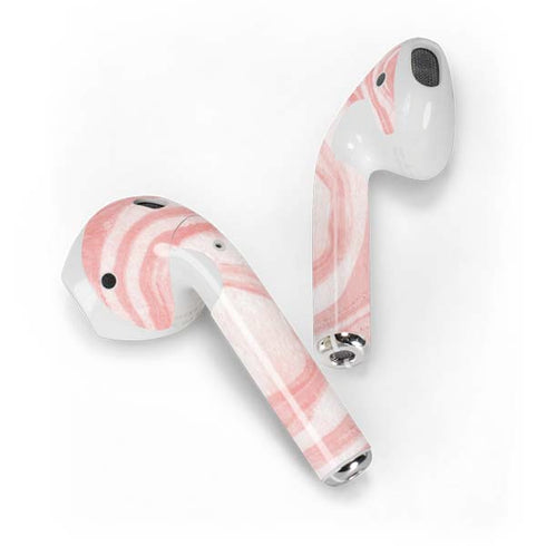 Marbleized Pink Apple AirPods Skin