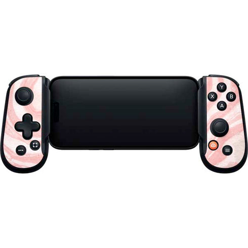 Marbleized Pink Backbone One for iPhone Game Controller Skin
