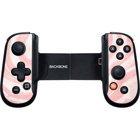 Marbleized Pink Backbone One for iPhone Game Controller Skin