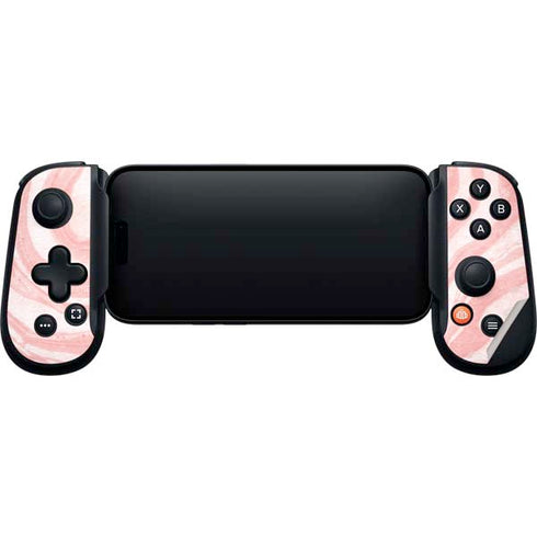 Marbleized Pink Backbone One for iPhone Game Controller Skin