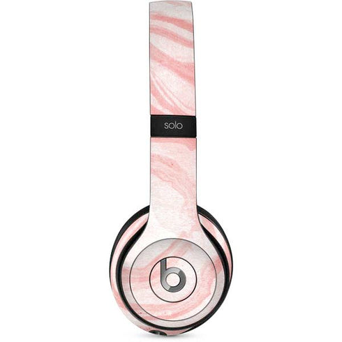 Marbleized Pink Beats Solo 2 Wired Skin