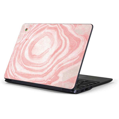 Marbleized Pink Samsung Chromebook Skin