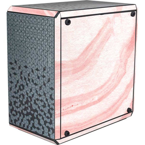 Marbleized Pink Cooler Master MasterBox Q300L Mini Tower Skin