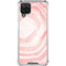 Marbleized Pink Galaxy A12 Clear Case