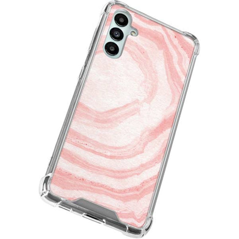 Marbleized Pink Galaxy A15 5G Clear Case