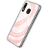 Marbleized Pink Galaxy A20 Clear Case