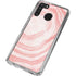 Marbleized Pink Galaxy A21 Clear Case