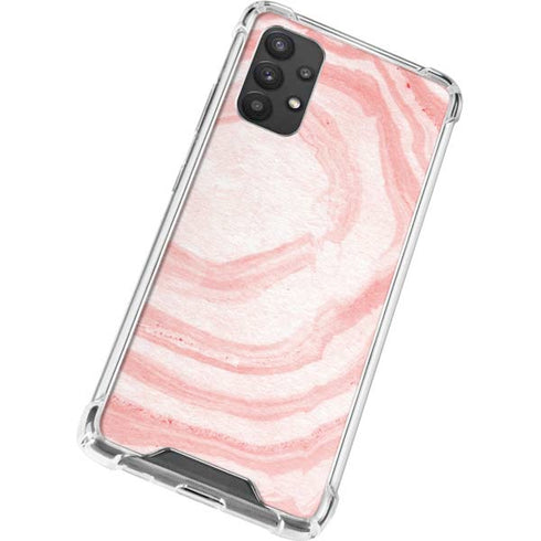 Marbleized Pink Galaxy A32 5G Clear Case