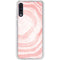 Marbleized Pink Galaxy A50 Clear Case