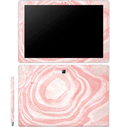Marbleized Pink Galaxy Book 12in Skin