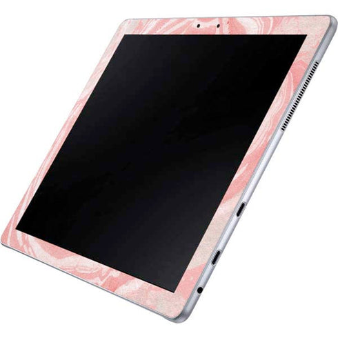 Marbleized Pink Galaxy Book 12in Skin