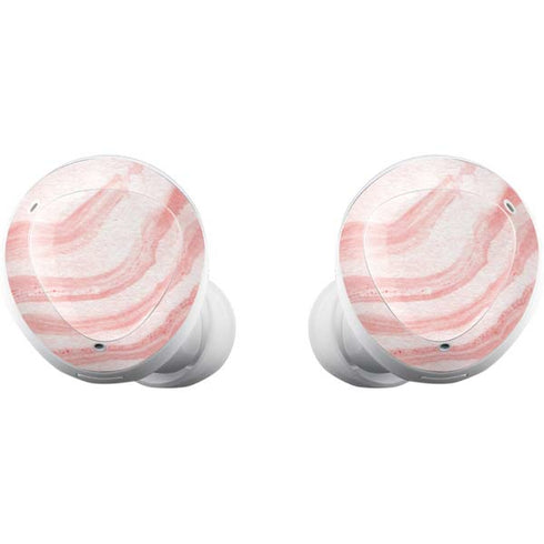 Marbleized Pink Galaxy Buds Plus Skin
