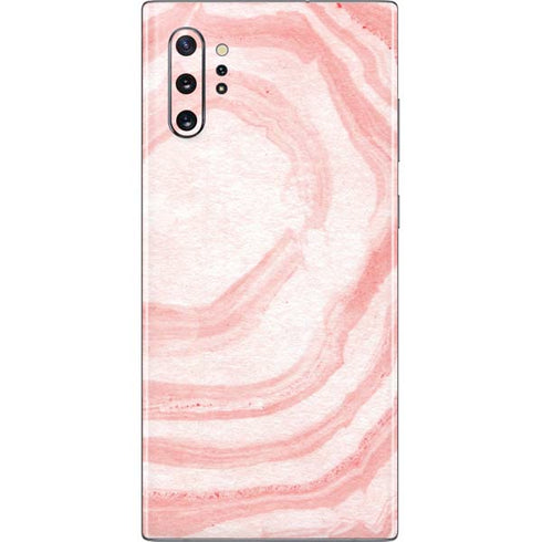 Marbleized Pink Galaxy Note 10 Plus Skin