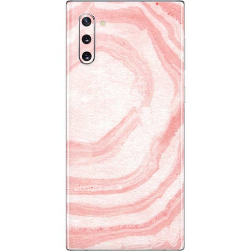Marbleized Pink Galaxy Note 10 Skin
