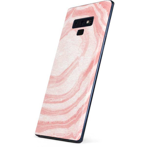Marbleized Pink Galaxy Note 9 Skin