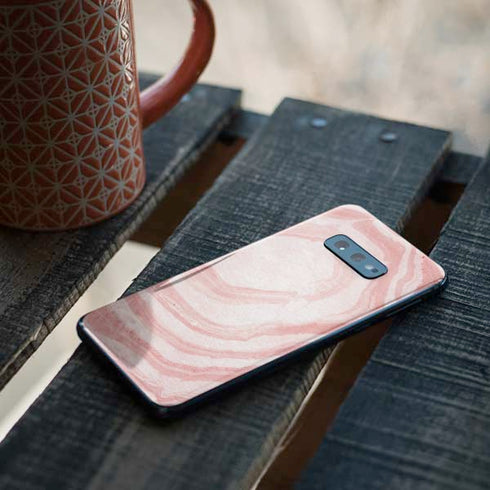 Marbleized Pink Galaxy S10e Skin