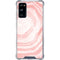Marbleized Pink Galaxy S20 FE Clear Case