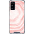 Marbleized Pink Galaxy S20 FE Clear Case