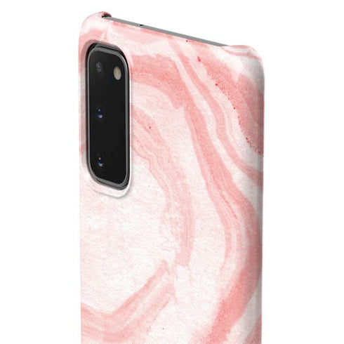 Marbleized Pink Galaxy S20 Lite Case
