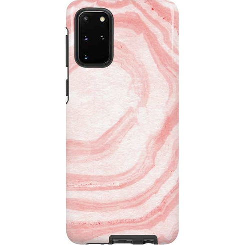 Marbleized Pink Galaxy S20 Plus Pro Case