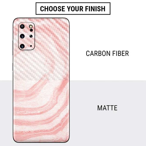 Marbleized Pink Galaxy S20 Plus Skin