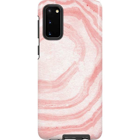 Marbleized Pink Galaxy S20 Pro Case