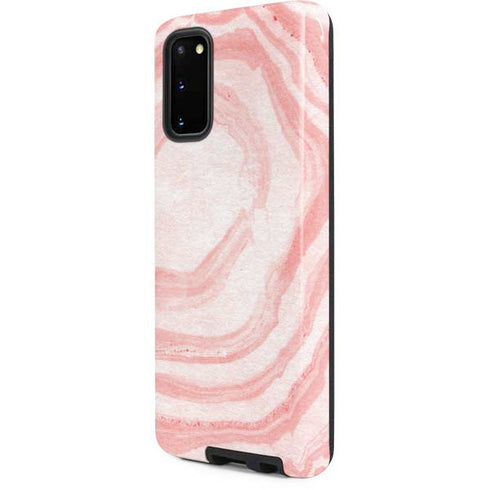 Marbleized Pink Galaxy S20 Pro Case