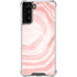 Marbleized Pink Galaxy S21 FE Clear Case