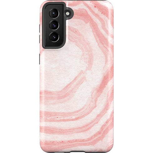 Marbleized Pink Galaxy S21 Plus 5G Pro Case