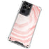 Marbleized Pink Galaxy S21 Ultra 5G Clear Case