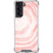 Marbleized Pink Galaxy S22 Clear Case