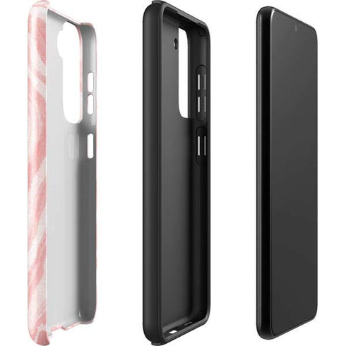 Marbleized Pink Galaxy S22 Plus Pro Case