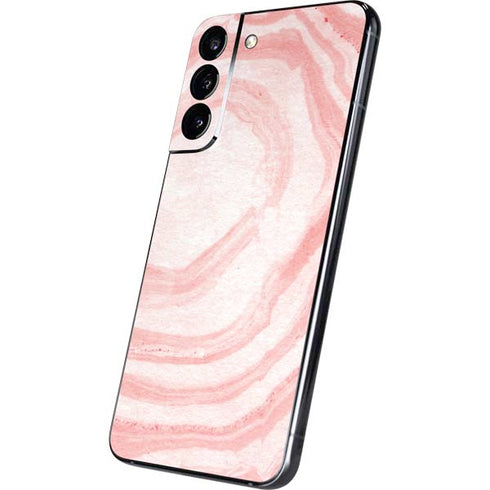 Marbleized Pink Galaxy S22 Plus Skin