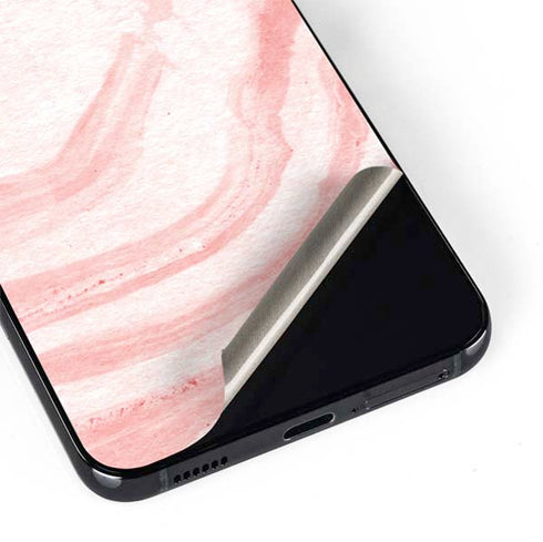 Marbleized Pink Galaxy S22 Plus Skin