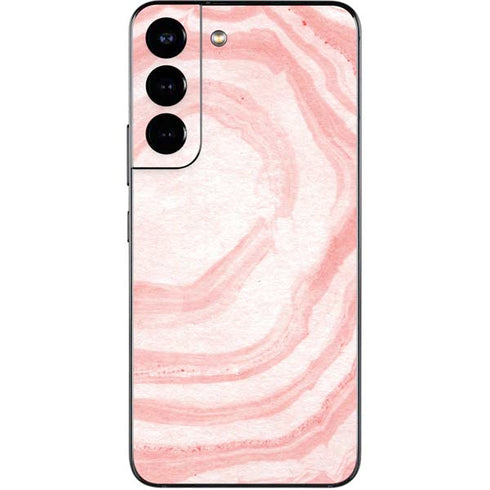 Marbleized Pink Galaxy S22 Skin